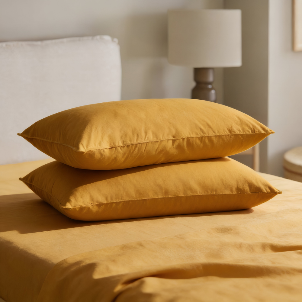 Noroki® - Kopfkissenbezug Set Eukalyptus Lyocell